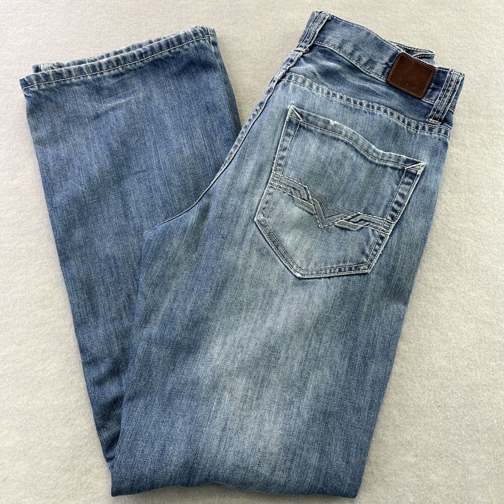 Flypaper Jeans Mens Size 29x32 Bootcut Blue Denim Casual Streetwear